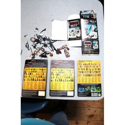 278 - Star Wars vintage 1977-1983. To include Landspeeder, Taun Taun (closed belly) broken reigns, MLC-3 w... 