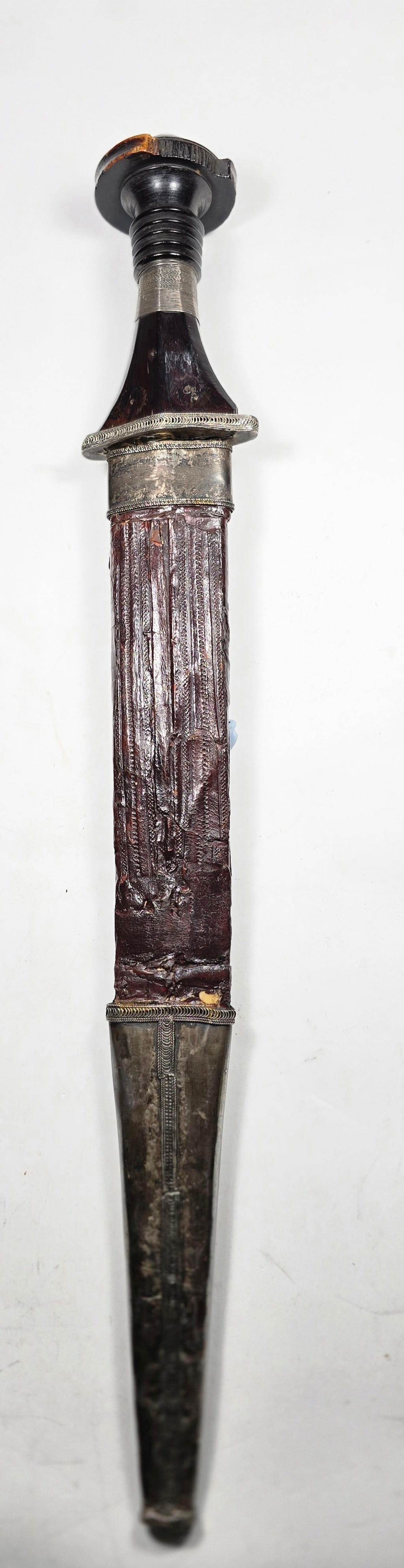 A good Nubian dagger, the plain blade 14 1/2
