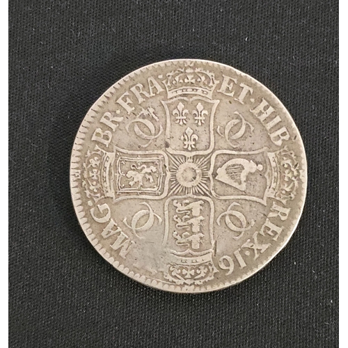 17 - Charles II AR Crown 1671 (? last 2 numbers faint).