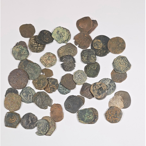 5 - Spanish copper x 49, mainly 17th to 18th Century. Fine-Very Fine.