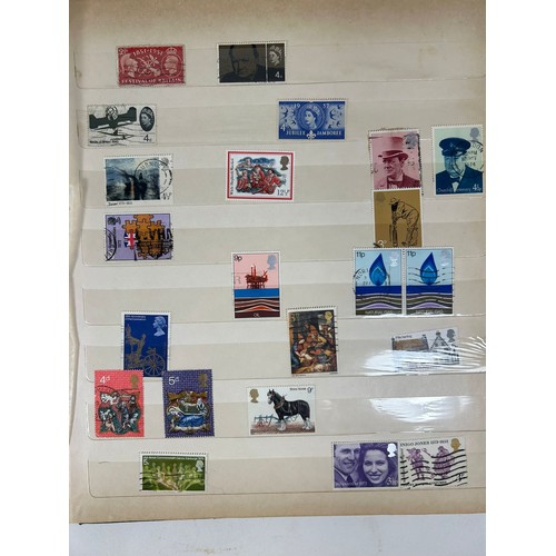 8 - Two stamp albums containing several hundred World stamps, ancient and modern, GC.
