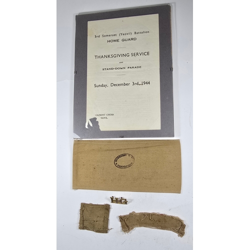 230 - Home guard items: cloth 