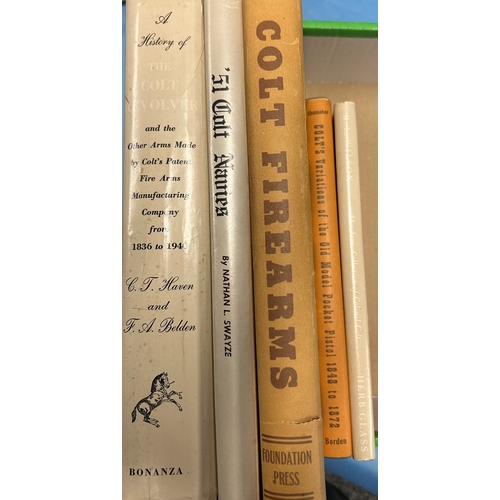 45 - Nine books and three booklets on Colt Firearms, including 