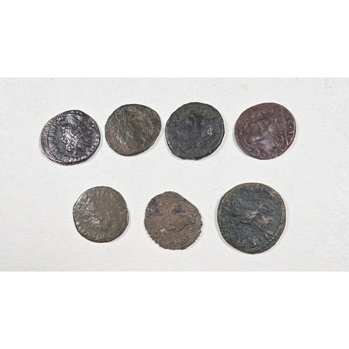 5 - 7 Roman coins inc;3 Constantine,Valerian,Victorinus plus 2 others. Fine