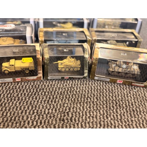 40 - 10 ULTIMATE ARMOUR 1:72 scale model tanks. to include, VK.45.02 (P)V, FLAKPANZER V 