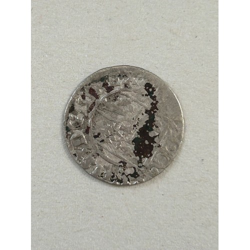 20 - A small Polish 17th century hammered silver coin, Poor; also 7 Chinese Pei Yang Arsenal 