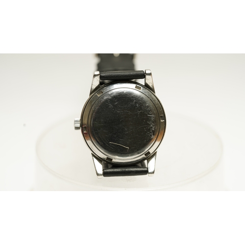 39 - Omega Seamaster Automatic in steel. 34mm. Reference 2577-8. Silvered two tone dial with some degrada... 