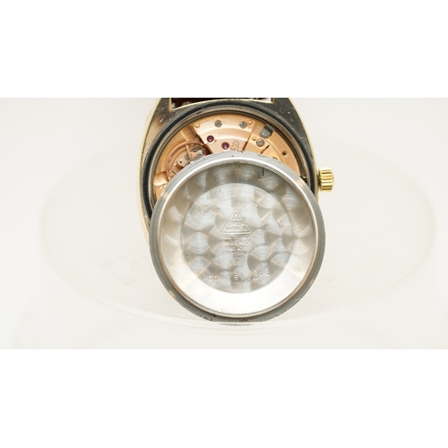 40 - Omega Constellation with black dial marked Seamaster. Reference 168.017. 34mm Gold capped case. Cali... 