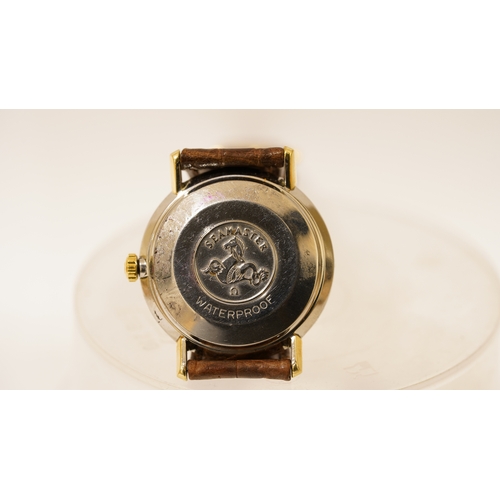 32 - Omega Seamaster Deville Automatic gold capped and steel. 34mm. Dial marked Omega, Automatic, Seamste... 