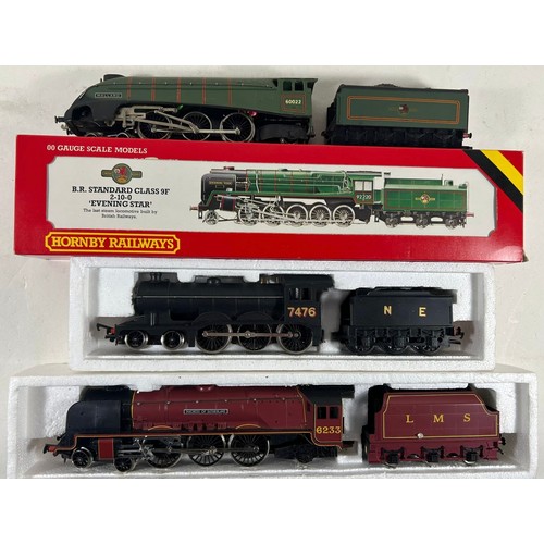 232 - A quantity of OO railway mostly by Hornby. An unboxed Dublo Class A4 4-6-2 tender locomotive, Mallar... 
