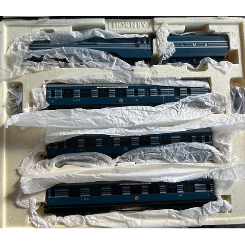 127 - 2 Hornby OO Train Packs. Coronation Scot (R.3092). Comprising 4-6-2 tender locomotive 'Coronation' 6... 