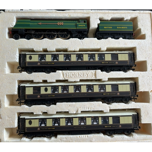 127 - 2 Hornby OO Train Packs. Coronation Scot (R.3092). Comprising 4-6-2 tender locomotive 'Coronation' 6... 