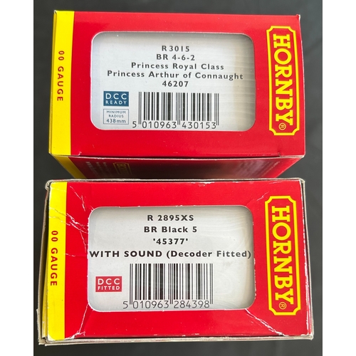 128 - 2 Hornby OO Tender Locomotives. A BR Ex LMS Princess Royal Class 4-6-2 'Princess Arthur of Connaught... 