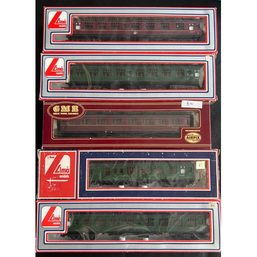 129 - A quantity of OO Railway by Lima, Airfix, Hornby etc. Airfix BR 1400 Class 0-4-2 tank, 1466. Plus 18... 