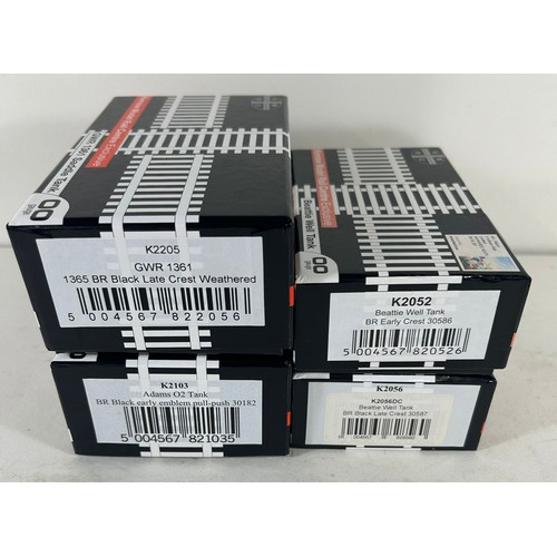 134 - 4 Kernow Model Rail Centre Locomotives. 2 BR Beattie 2-4-0 Well Tank's 30586 early crest (K2052) and... 