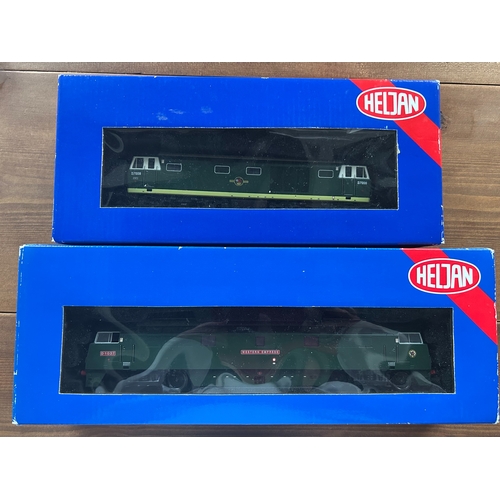 142 - 2 Heljan OO Locomotives. A BR Class 52 Co-Co diesel hydraulic 'Western Empress' D1037 (5201). Plus a... 
