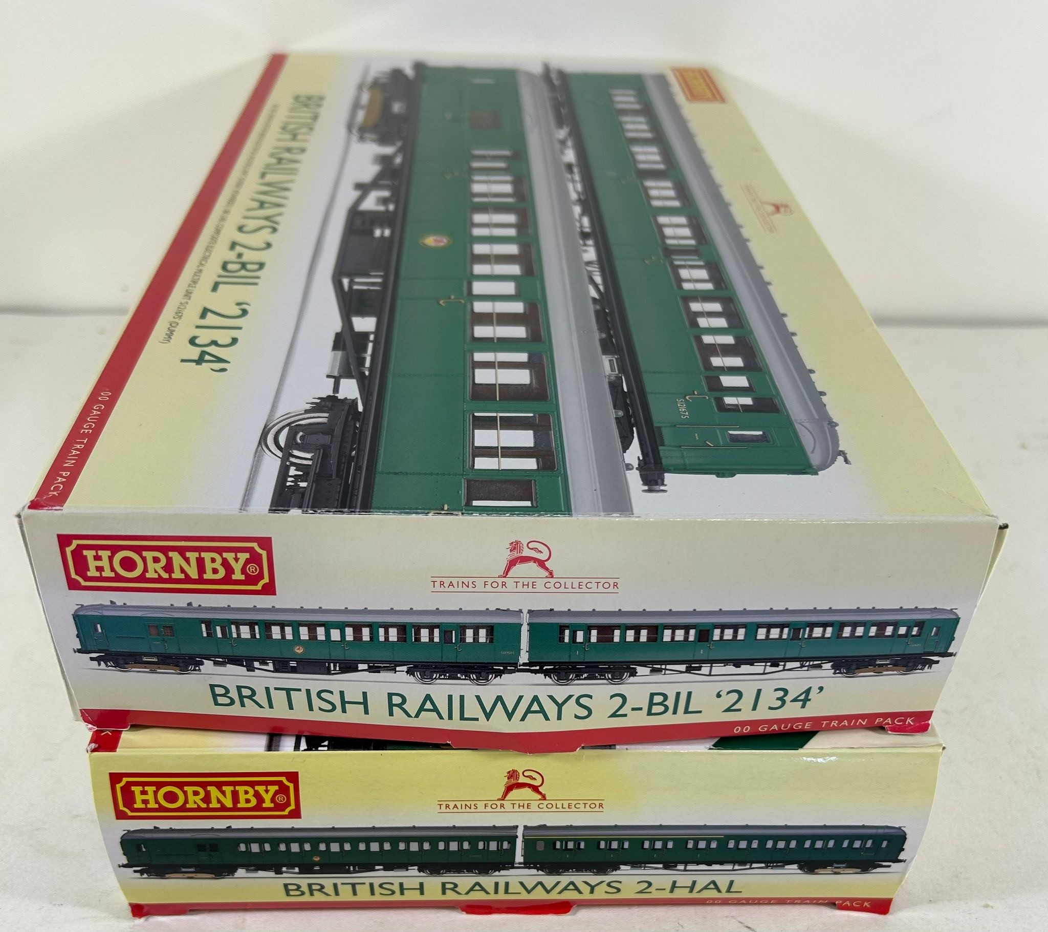 2 Hornby OO Train Packs. A British Railways 2-BIL 2134 (R.3162 ...