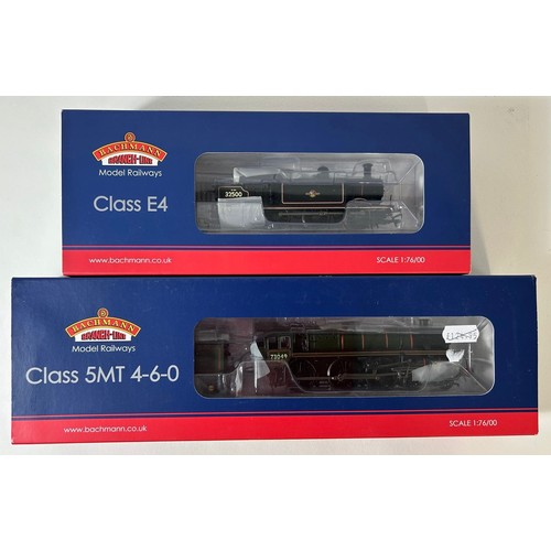 160 - 2 Bachmann Branch-Line OO Steam Locomotives. A BR Standard Class 5MT 4-6-0 tender locomotive, 73049 ... 