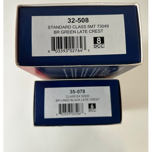 160 - 2 Bachmann Branch-Line OO Steam Locomotives. A BR Standard Class 5MT 4-6-0 tender locomotive, 73049 ... 