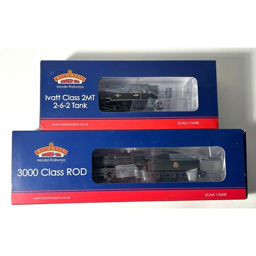 162 - 2 Bachmann Branch-Line OO Steam Locomotives. Ex GWR ROD 2-8-0 tender locomotive, 3036 (31-128). 21DC... 