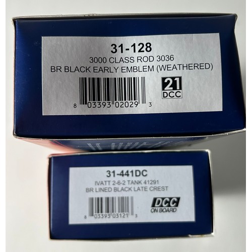 162 - 2 Bachmann Branch-Line OO Steam Locomotives. Ex GWR ROD 2-8-0 tender locomotive, 3036 (31-128). 21DC... 