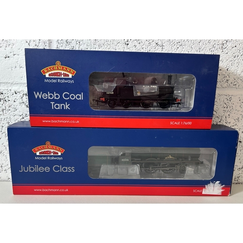 163 - 2 Bachmann Branch-Line OO Steam Locomotives. A BR Jubilee Class 4-6-0 tender locomotive 'Southern Rh... 