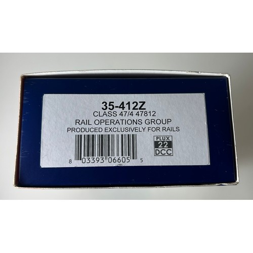 168 - Bachmann Branch-Line OO Diesel-Electric Locomotive. Class 47 47812 (35-412Z). Plus 22DCC. In Rail Op... 