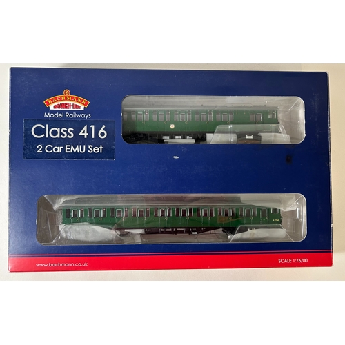 172 - Bachmann Branch-Line OO Class 416 2EPB EMU 5770 Set. (31-376). In late SR Green livery. 21DCC. Boxed... 