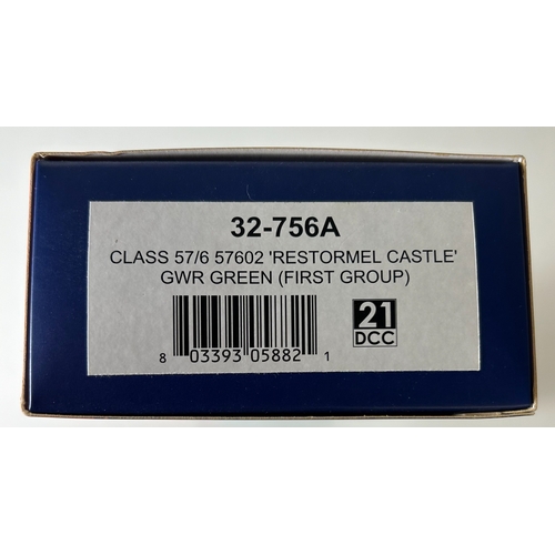 177 - Bachmann Branch-Line OO Diesel-Electric Locomotive. Class 57 57602 'Restormel Castle' (32-756A) in G... 