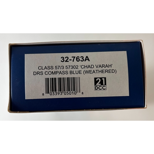 178 - Bachmann Branch-Line OO Diesel-Electric Locomotive. Class 57 57302 'Chad Varah' (32-763A). 21DCC. In... 