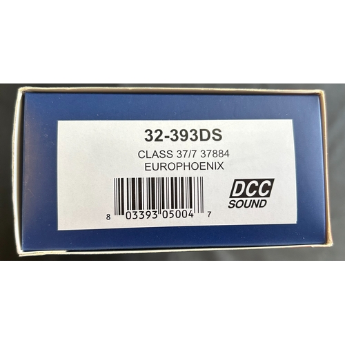 184 - Bachmann Branch-Line OO Diesel-Electric Locomotive. Class 37 37884 (32-393DS). With DCC sound. In Eu... 
