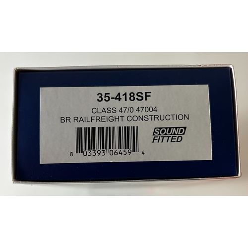 194 - Bachmann Branch-Line OO Diesel-Electric Locomotive. Class 47 47004 (35-418SF). Sound Fitted. In BR R... 