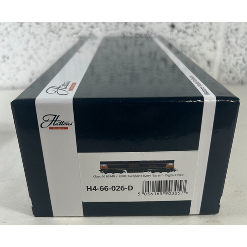 214 - Hattons OO Gauge exclusive issue H4-66-026-D Class 66, No:'66739'. Boxed and complete with packaging... 