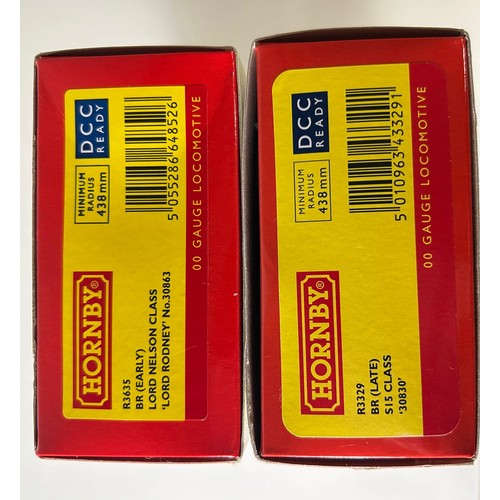 219 - 2 Hornby OO Gauge Locomotives, R3329 BR (LATE) S15 Class '30830'. Together with a R3635 BR (EARLY) L... 