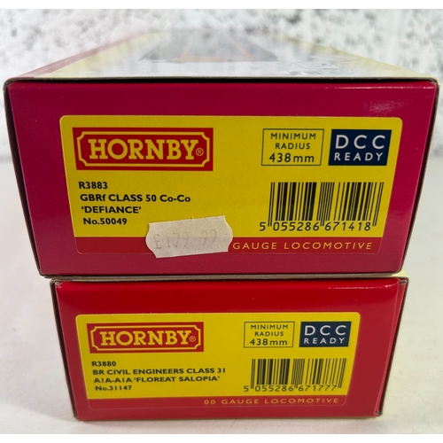 221 - 2 Hornby OO Gauge Locomotives, R3880 BR Civil Engineers Class 31 AIA-AIA 'Floreat Salopia' No.31147.... 