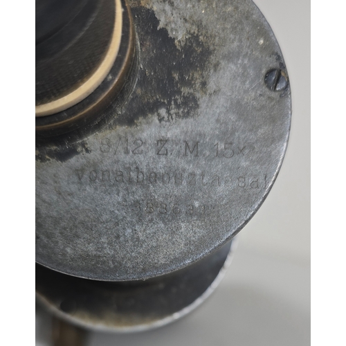 387 - Zeiss Karoly Gyor spotting binoculars, WW1 military spotting optics. GC