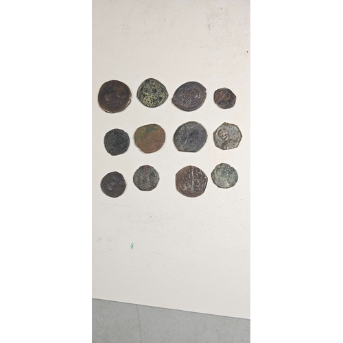 338 - Late Byzantine Follis Bronzes; Inc Constantine, Romanus, Basil II etc..GC