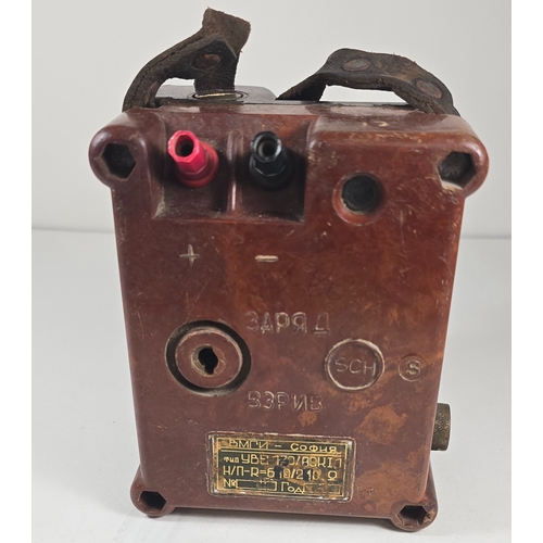 383 - Modern military Bulgarian demolition condenser discharge machine. Good condition