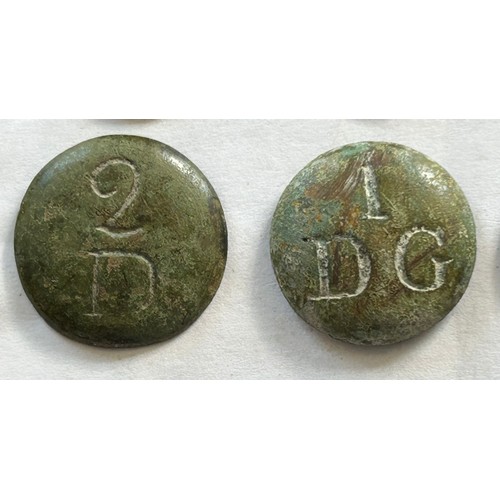 392 - A card of mixed naval, Military & Civilian buttons.Including two Grenadier Guards Edward VIII, A... 