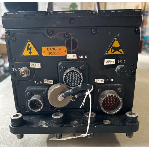 376 - A scarce Tornado HUD pilot’s BAE System display unit, badged as ‘Standard Software – PILOTS DISPLAY ... 