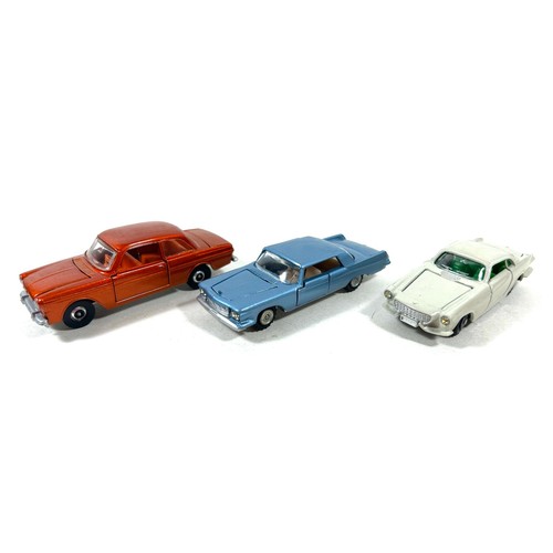 53 - 3 Lone Star Impy/Flyers series Cars. No. 12 Chrysler Imperial (Hard Top) in light metallic blue. No.... 