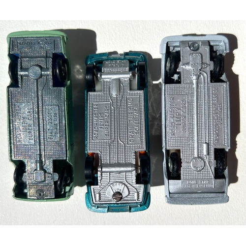 54 - 3 Lone Star Impy/Flyers series Cars. No.11 Gran Turismo (Corvette Stingray). In metallic turquoise. ... 