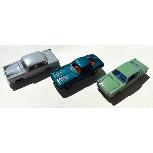 54 - 3 Lone Star Impy/Flyers series Cars. No.11 Gran Turismo (Corvette Stingray). In metallic turquoise. ... 