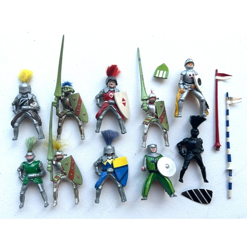 45 - A quantity of various toys, including PALITOY Action Man clothing and accessories, action figures in... 
