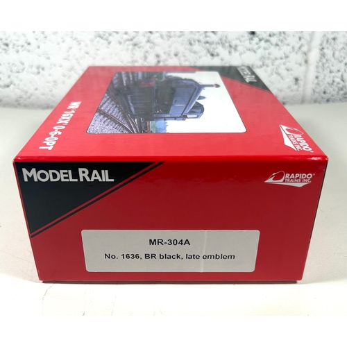 4 - MR-304A Rapido Class 16XX 0-6-OPT Steam Locomotive number 1636, BR Black, late emblem. Boxed and VGC... 