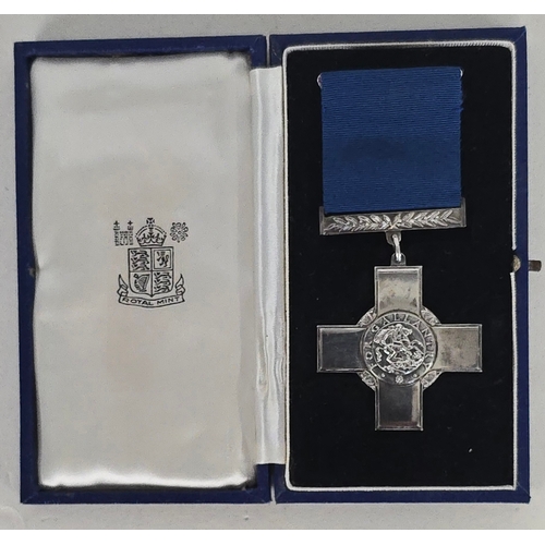 593 - George Cross (James Pollitt 1935), GEF, in Royal Mint case, this being an exchange issue for an Edwa... 
