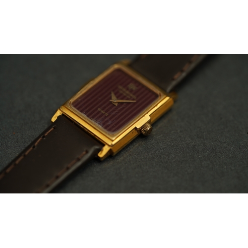 309 - Ladies Raymond Weil quartz watch in gold plate20mm gold plated case with wear. Not running... 