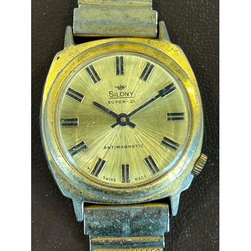322 - Five vintage gentleman's mechanical watches to include Sloany, Hourmaster and Reliant, untested.