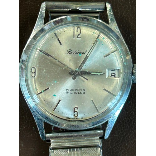 322 - Five vintage gentleman's mechanical watches to include Sloany, Hourmaster and Reliant, untested.