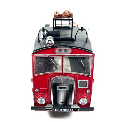 2 - A 1:18 Dennis F8 Fire Engine. One of 5 examples supplied to Leeds City Fire Brigade in 1953, registr... 